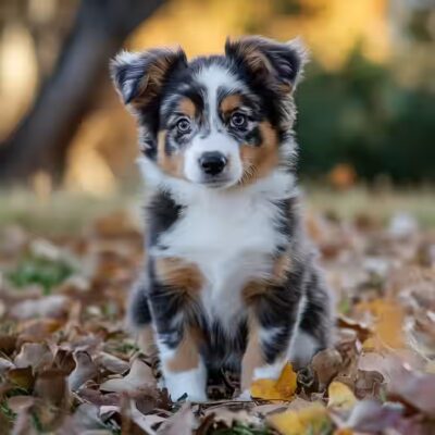 chiot Berger Australien en bonne santé