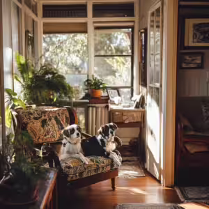 Berger Australien tout seul à la maison