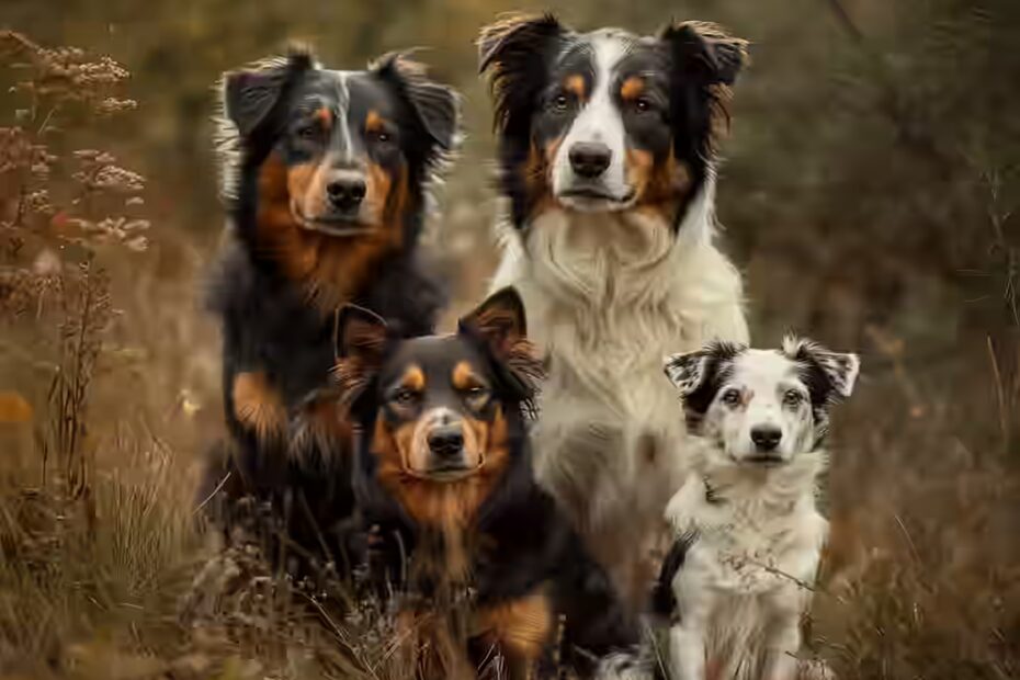La grossesse des chiens de berger australien